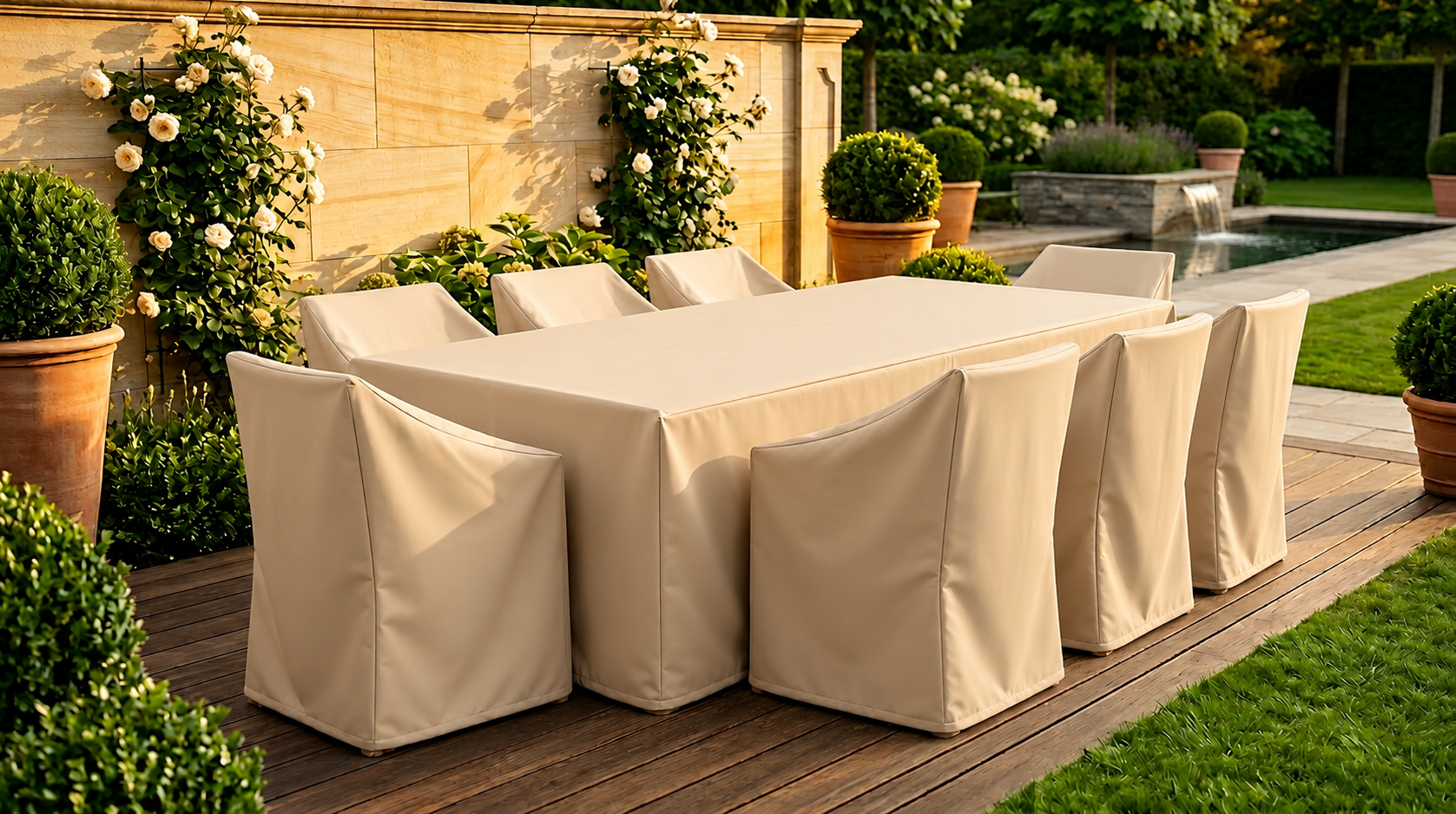Premium Abdeckhauben für Gartenmöbel – Grillabdeckung